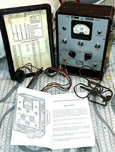 Vintage Vacuum Tube Rejuvenator &amp; Tester B&amp;K CRT-350 w/ instructions Works GUC