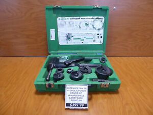 Greenlee 7906sb Quick Draw 90 Hydraulic Punch Kit w/Carry Case