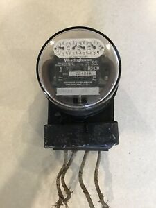 Westinghouse Watthour Meter Type 0C Single Phase 5 Amp 115-120 Volt Two wire