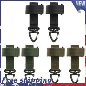 2pcs Outdoor Gloves Hook Storage Buckle Climbing Rope Hiking Hanging Buckle