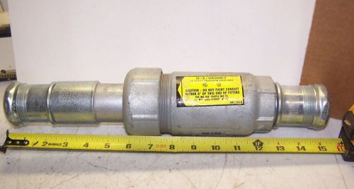 NEW OZ GEDNEY AX-150 EXPANSION COUPLING 1-1/2&#034; MALLEABLE IRON W/EXTENTION TX 150