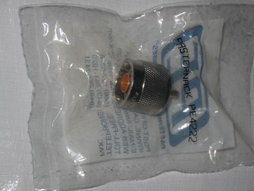 Pasternack n male coaxial precision connector pe4222 solder attachment for sale