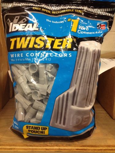 NEW Ideal 30-642 Twister 342  Gray Lot Sale Of (2) Bags QTY. 250 A BAG