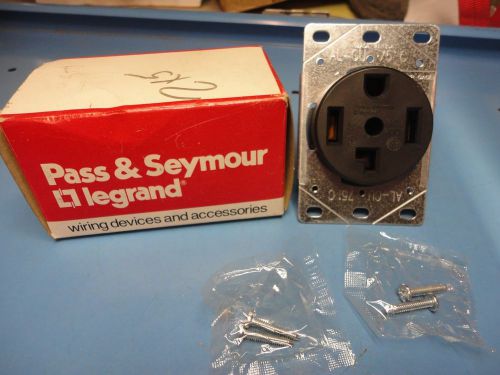 Pass &amp; Seymour 3864 Receptacle 30a 125/250v 3p 4w Flush Mount Dryer Range
