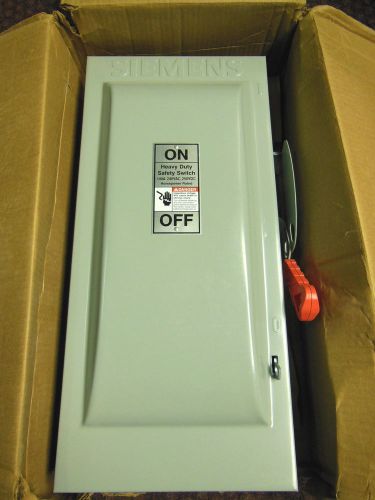 Siemens HF323N 100A Type 1, 240V, H.D. Fusible  safety switch