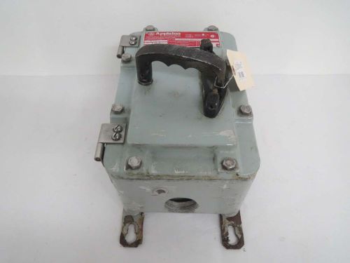APPLETON EDS3036-AUX SW 30A 600V-AC 3P EXPLOSION PROOF DISCONNECT SWITCH B441073