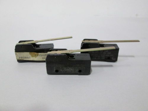 Lot 3 new micro switch bz-2rw84 15a amp 125/250/480v-ac limit switch d286557 for sale
