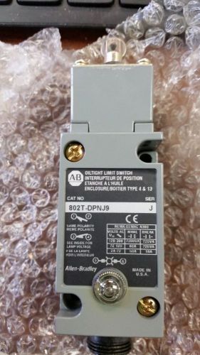 Allen Bradley 802T-DPNJ9 Limit Switch Series J NIB