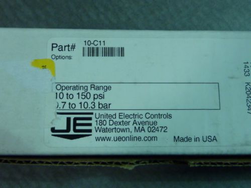 UNITED ELECTRICAL CONTROLS 10-C11 SPECTRA PRESSURE SWITCH D289125 NEW  !!!