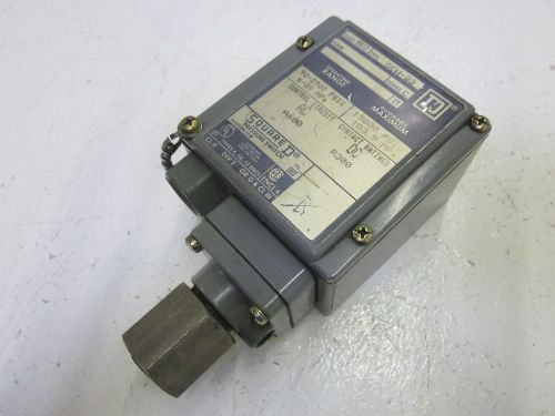 Square d 9012-gcw-22 ser.c pressure switch  *used* for sale