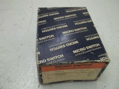 LOT OF 2 MICRO SWITCH PTY2103 PUSHBUTTON *NEW IN A BOX*