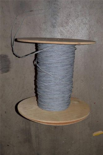 Western Electric Vintage Cloth Wire 14awg 1C Stranded Grey *Rare* 683 ft