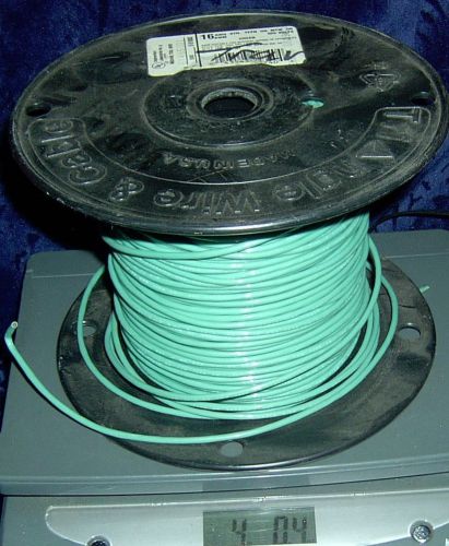 About 400&#039; 16 gauge stranded green wire 400 feet 16awg 16 awg for sale