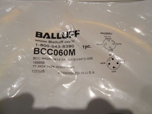 Balluff bcc060m cordset  bcc m425-m414-3a-304-ex44t2-006 bulk lot of 42 new for sale