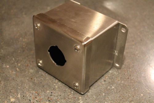 Hoffman e1pbss 30mm enclosure stainless steel push button selector switch box 4x for sale