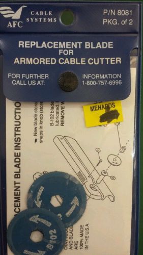2 Blades for afc BX Armor Cutter No 8081