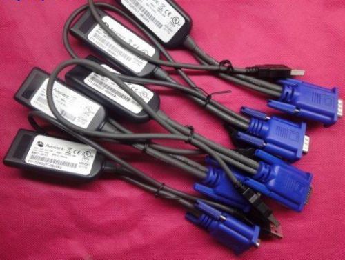 Lot of 5pcs x Avocent DSRIQ-USB DSR USB KVM Switch Server Module cable (Black)