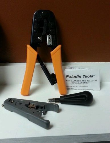 Paladin - 4905 Datacom &amp; Telecom 3 Piece Installation Kit w/ Case - NEW!