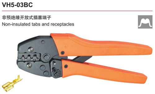 0.5-6.0mm2 20-10awg vh5-03bc non-insulated tabs and receptacles crimping pliers for sale