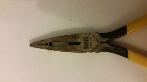 KLEIN TOOLS CONNECTOR CRIMPING LONG NOSE PLIERS VDV026-049