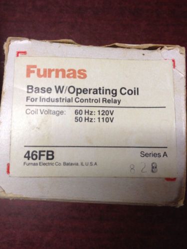 NEW FURNAS 46FB Series A CONTACT BLOCK  Base With Operating Coil