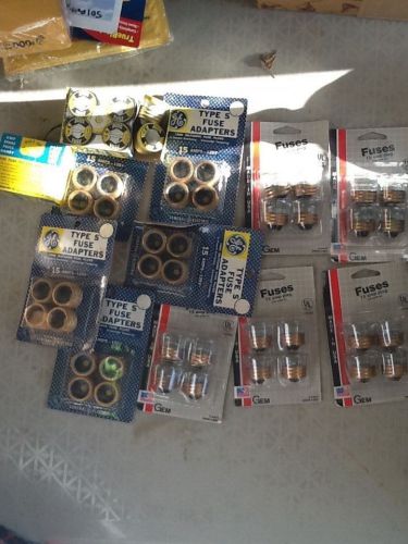 Vintage 15 amp fuses and adapters