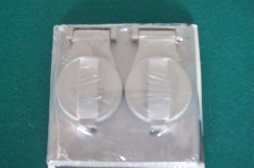 One - new 2-gang weatherproof switch cover, receptacles or switches for sale