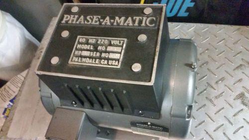 PHASE - A - MATIC  MODEL R5  3 PHASE