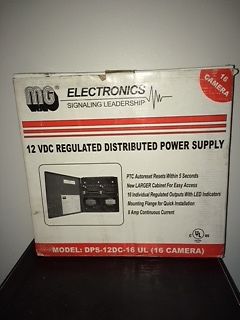 MG ELECTRONICS - 12VDC REGULATED DISTRIBUTED POWER SUPPLY (16 OUTPUTS)