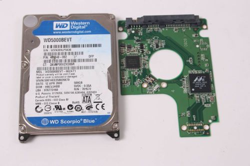 Wd wd5000bevt-60zat1 500gb 2,5 sata hard drive / pcb (circuit board) only for da for sale