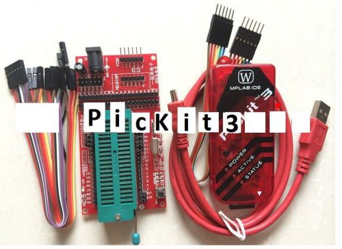 PICKIT 3 Compatible Microchip Programmer + development board. With tracking.