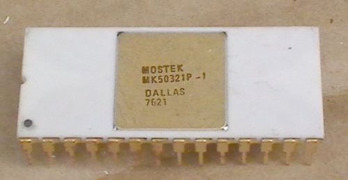 NOS RARE Mostek MK50321P-1 Microprocessor Integrated Circuit  IC Gold Trace MK-F