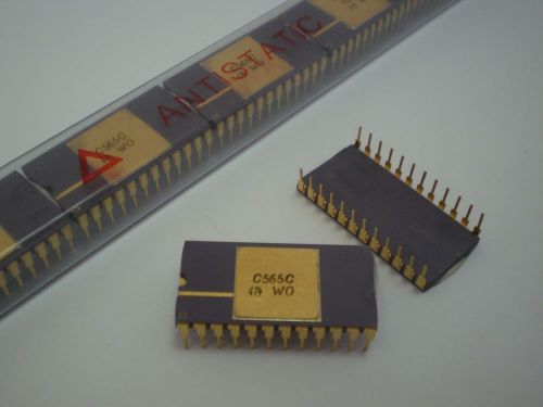 1x - rft c565c - gold plated  ic dip-24 = ad565c, ad565, 565c 565 for sale