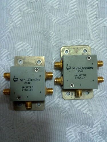 MINI CIRCUITS ZFSC-4-1 COAXIAL 4 WAY SPLITTER/COMBINER