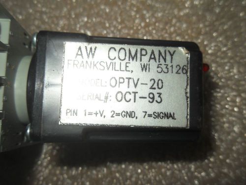 (K2-3) 1 USED AW COMPANY OPTV-20 LIGHT TO FREQUENCY CONVERTER