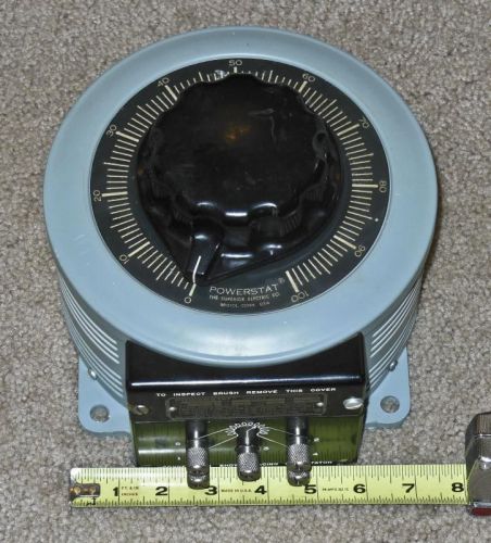 Powerstat 136 0-120/140 volt 20 Amp 2.8 KVa Variable &#034;Variac&#034; autotransformer