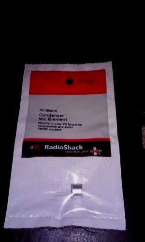 RadioShack PC-Mount Condenser Microphone Element #:270-0090