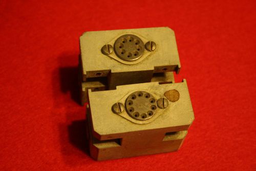 CBS HYTRON  vacuum tube pin straighteners for 7&amp;9   pin tubes (8 &amp; 10 HOLES)