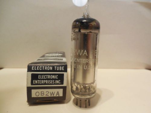 Electronic enterprises electronic electron vacuum tube ob2wa 7 pin new in box for sale