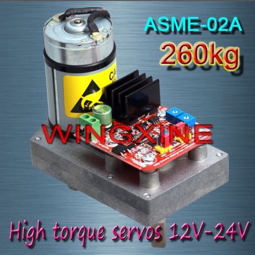 Free shipping ASME -02A High power high torque servo the 24V 260kg .cm