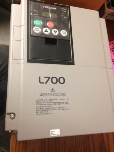 HITACHI MODEL: L700-110LFF  240VOLT PART: 16214020  15HP DRIVE