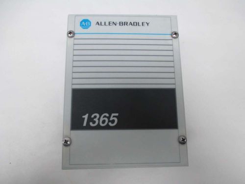 Allen bradley 1365-pan dc 2hp 230v-ac 180v-dc 12.5amp 10amp motor drive d334540 for sale