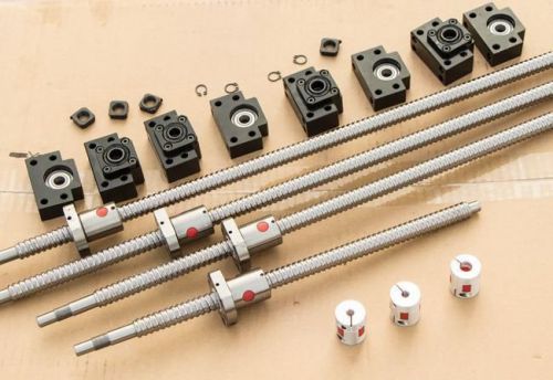 4 new ballscrew 1605-1700mm (end machined)+ 4 sets bk/bf12 +4 coupler(a for sale