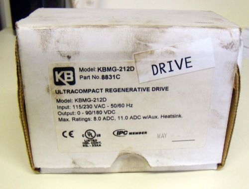 Kb electronics kbmg-212d (8831c) dc regenerative motor control kbmg212d nib for sale