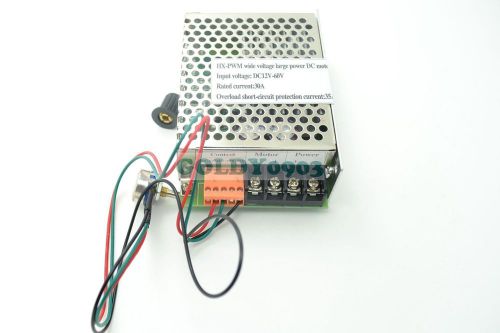 Hx-pwm input dc12v-60v output 30a dc motor speed controller driver for sale