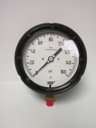 Wika 4.5&#034; process gauge, 0-160 psi,  pressure gauge (u) for sale