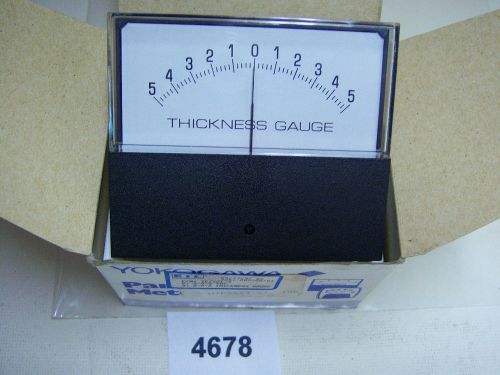 (4678) Yokogawa Thickness Gauge YE/251-3 Meter 5-0-5 VDC
