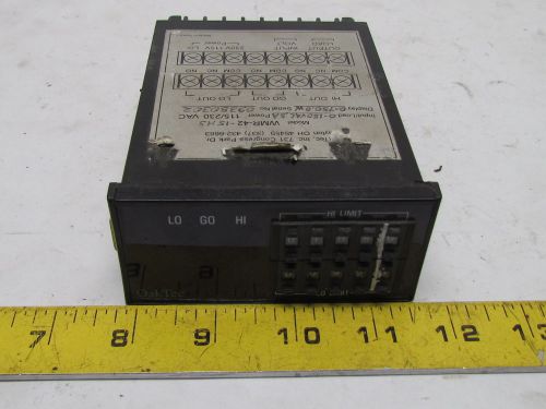 OakTec WMR-42-15HS Dual Limit Watt Meter 115/230VAC