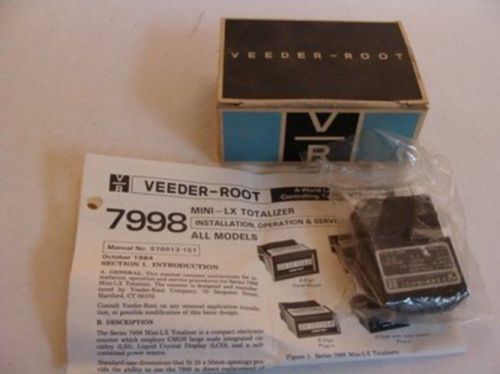 1509 New In Box, Veeder-Root 799806-211 Mini-LX Totalizer Meter