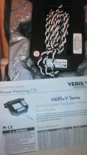 Veris h681x 200a split core current transducer ct .3v voltage output monitoring for sale